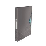 Teczka z gumką Leitz Urban Chic, PP, A4, grzbiet 30 mm, mieści 250 kartek, ciemnoszara