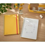 Kołonotatnik B5/80 KARTEK 90g LEITZ COSY twarda oprawa  żółty ciepły /44840019/