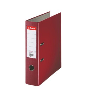 Segregator Esselte A4, ekonomiczny 75 mm, bordowy