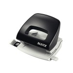 Dziurkacz średni Leitz, czarny, 10 lat gwarancji, 16 kartek