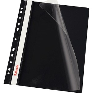 Skoroszyt wpinany A4 miękki ESSELTE VIVIDA czarny 10szt.  /13588/