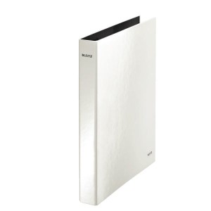 Segregator WOW LEITZ A4 2DR/25mm perłowy biały /42410001/