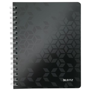 Kołozeszyt A4/80 kratka LEITZ WOW czarny 1szt /46380095/