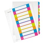 Przekładki plastikowe do nadruku tekstu na kartę LEITZ WOW 1-10