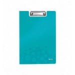 Deska z klipem A4 LEITZ WOW zamykana turkusowa