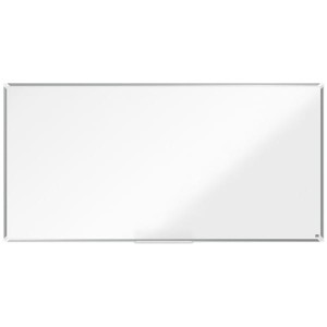 Tablica magnetyczna suchościeralna stalowa rama aluminiowa 90x180 z półką NOBO PREMIUM PLUS /1915160/