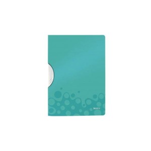 Skoroszyt z klipsem LEITZ WOW turkusowy