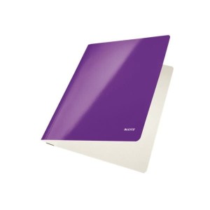 Skoroszyt zwykłykartonowy LEITZ WOW filoetowy /30010062/