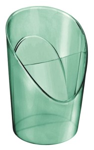 Pojemnik na długopisy ESSELTE Colour'Ice zielony transparentny /626270/