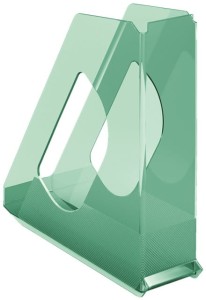 Pojemnik na czasopisma Esselte Colour'Ice zielony transparentny /626280/