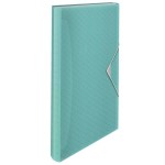 Teczka harmonijkowa 6 przegródek ESSELTE COLOUR-ICE niebieska półprzeźroczysta /626252/