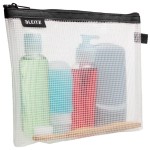 Kosmetyczka podróżna 170x6x240mm LEITZ WOW czarna /40140095/