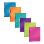 Kołozeszyt A5/80 KRATKA LEITZ WOW zielony /46410054/