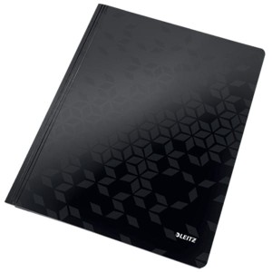 Skoroszyt zwykły kartonowy LEITZ WOW czarny /30010095/ !brak informacji o dostępności!