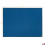 Tablica filcowa ogłoszeniowa NOBO ESSENCE 90x120cm niebieski /1904071/