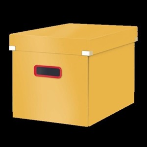 Pudło LEITZ CLICKSTORE COSY uniwersalne duże rozmiar L żółte /53470019/